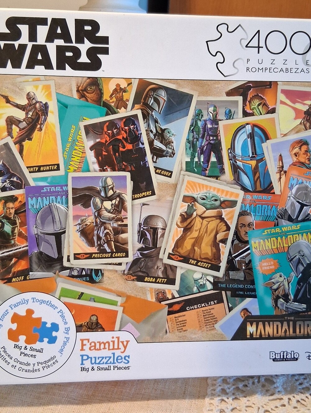Buffalo STAR WARS "The Mandalorian" 400 Pc Family  Jigsaw Puzzle New Sealed
